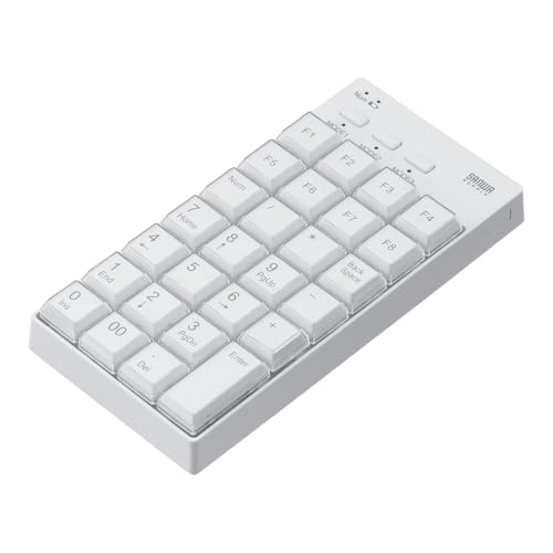 テンキー ホワイト ブラック マクロキー付き Amazon | サンワダイレクト プログラマブルテンキー マクロキーボード